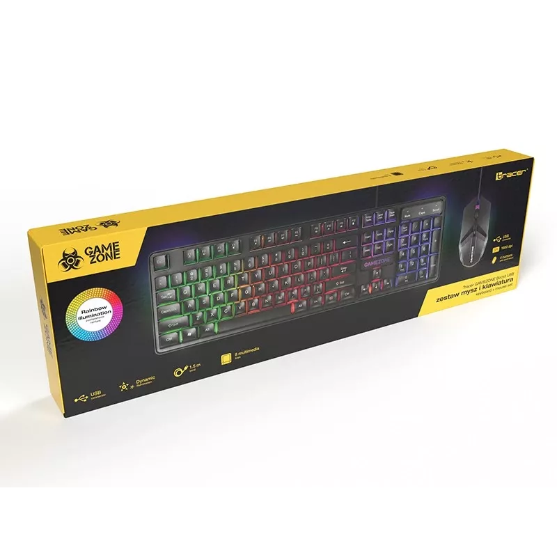 Tastatūra un pele Gamezone Boost USB