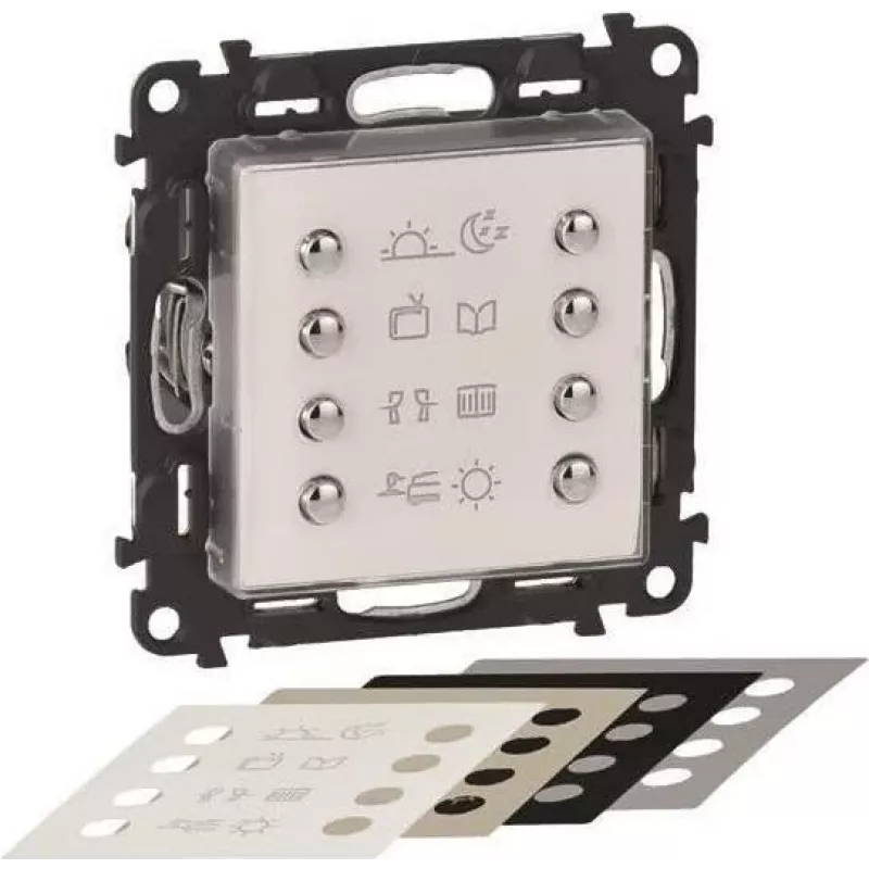 Legrand MyHome Szenariotaster 8‑gang push button panel 752199