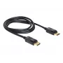 DisplayPort kabelis DeLOCK 82585 2m melns