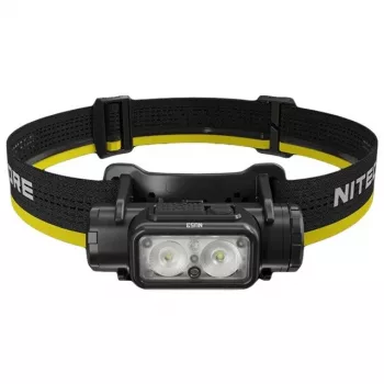 Galvas lukturis Nitecore NU53 — uzlādējams brīvroku apgaismojums, kompakts dizains