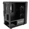 Logic Atos ARGB Mini USB 3.0 Micro Tower korpuss, melns (AM-ATOS-10-0000000-0002)