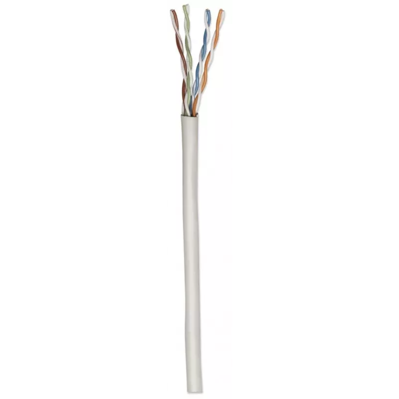 Intellinet tīkls Bulk Cat5e kabelis, 24 AWG, cietais vads, 305 m, pelēks, CCA, U/UTP, kaste