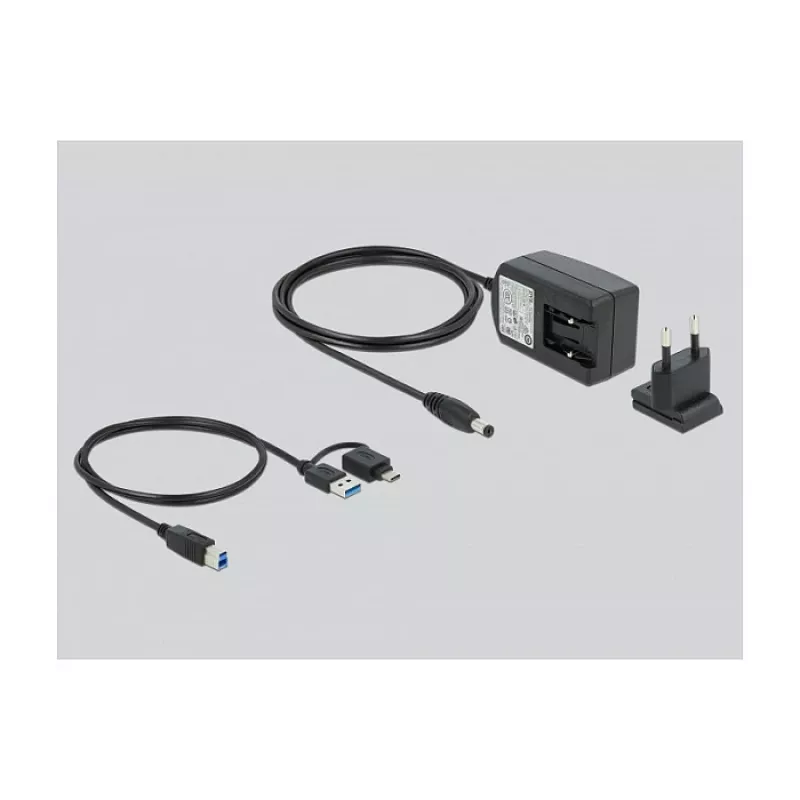 USB dokstacija DeLOCK 87771 Dual HDMI Full-HD USB 3.2 LAN audio