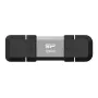 Silicon Power SP128GBUC3C51V1S USB zibatmiņa 128 GB USB Type-A / USB Type-C 3.2 Gen 1 (3.1 Gen 1) Melna, Sudraba