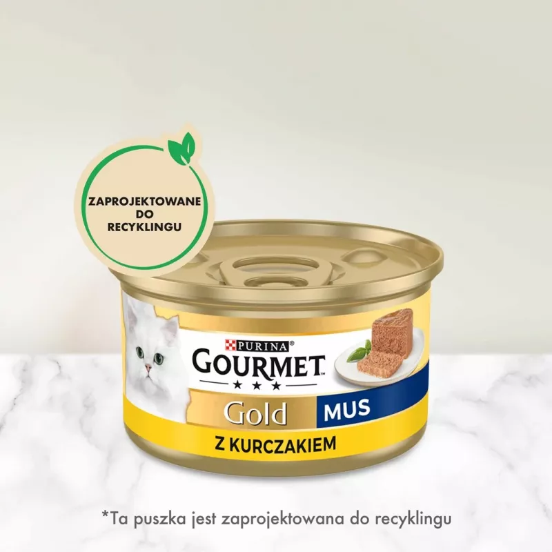 Purina Nestle Gourmet Gold - lasis un vista - mitra kaķu barība - 85 g