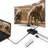 HDMI video pārslēdzējs MEDIA-TECH MT5207, 5x HDMI ieejas, 1x HDMI izeja, melns