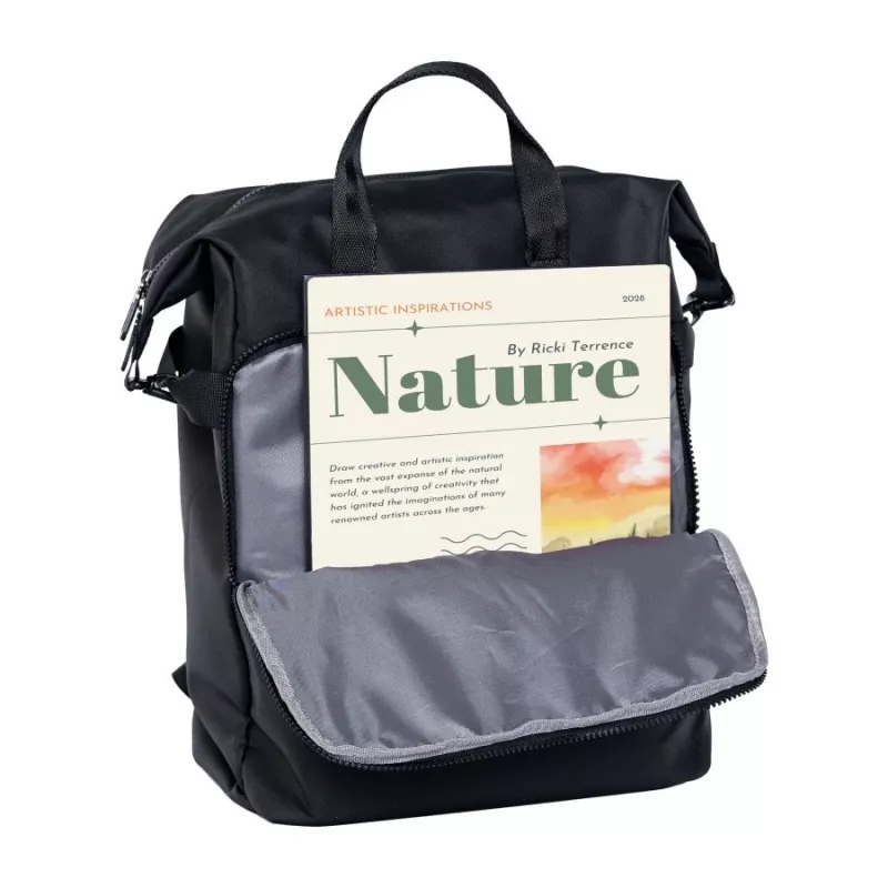 Ceļojumu mugursoma NOVEEN CTB300 — 40×50×16 cm, poliesters, 2 nodalījumi, ūdensnecaurlaidīga, portatīvā datora kabata