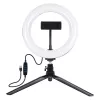 Statīva stiprinājums Puluz ar 20 cm LED gredzenu vlogojumam PKT3073B
