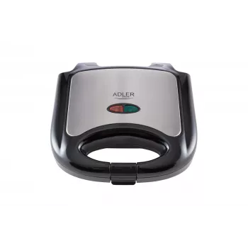 Sendviču aparāts Adler AD 3015 750 W Melns Sudraba