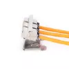 Adapteris Digitus AN-25183 3x Keystone modulim, nerūsējošais tērauds