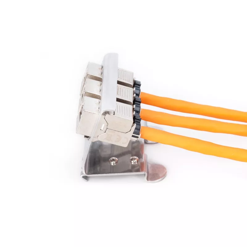 Adapteris Digitus AN-25183 3x Keystone modulim, nerūsējošais tērauds