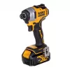 Bezvadu elektroinstrumentu komplekts DeWalt DCK2062M2T — 18V, DCD709 urbis + DCF809 1/4 collu triecienskrūvgriezis, 2×4,0Ah baterijas, TSTAK II kaste