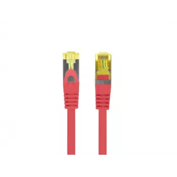 Tīkla kabelis Lanberg PATCHCORD KAT.6A S/FTP LSZH CU 1M sarkans