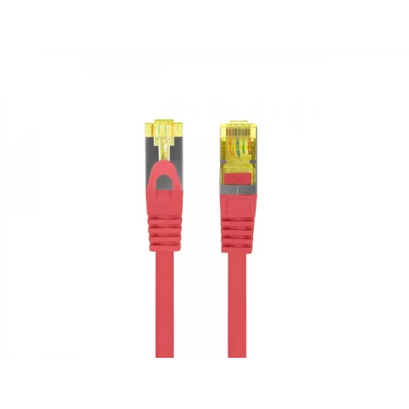 Tīkla kabelis Lanberg PATCHCORD KAT.6A S/FTP LSZH CU 1M sarkans