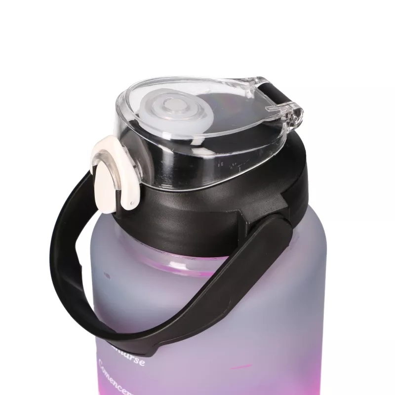 Extralink motivējoša ūdens pudeļu komplekts 3W1 rozā-melns 2000ML+900ML+300ML