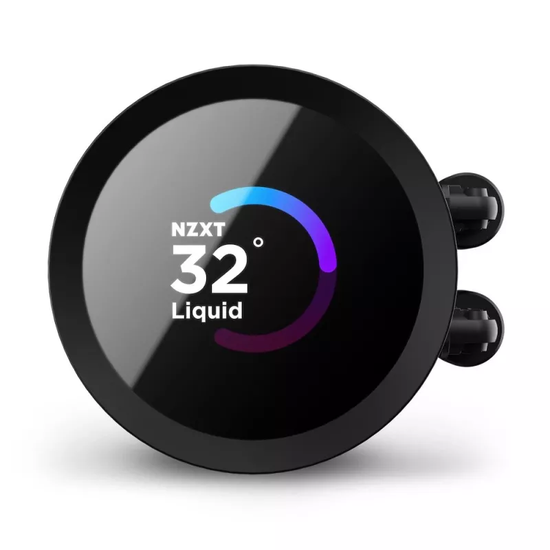 Viss vienā šķidruma dzesētājs NZXT Kraken 280 RGB 14 cm Melns