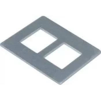 HAGER GTVDM012 Montāžas plāksne GTVD2/300 2xRJ45 19,3x14,8 (GTVDM012)