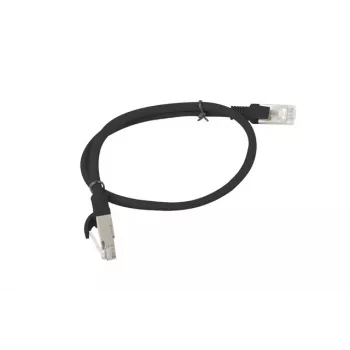 LANBERG PCU6-10CC-0050-BK Patchcord RJ45 cat. 6 UTP 0,5m melns