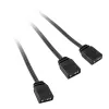 Kabeļu sadalītājs Kolink ARGB 1-2 Splitter kabelis 30 cm, 5 V, melns