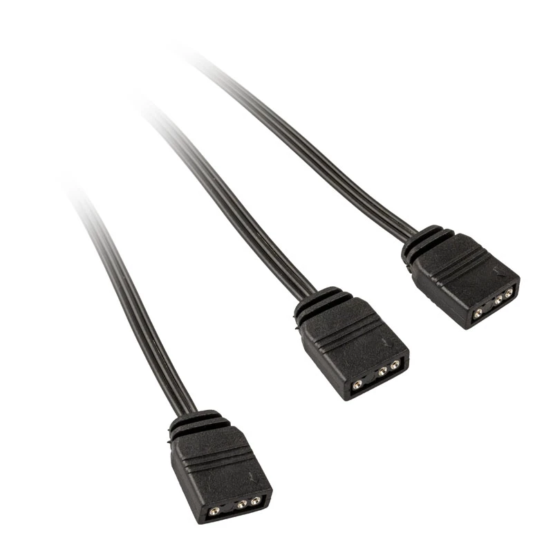 Kabeļu sadalītājs Kolink ARGB 1-2 Splitter kabelis 30 cm, 5 V, melns