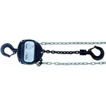 Ķēdes pacēlājs EUROLITE 10 m pacēlums 1,0 t kravnesība, modelis 58000115, melns