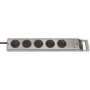 Brennenstuhl 1153340115 pagarinātājs Super-Solid Line 5 kontaktiem 2,5 m H05VV-F 3G1,5, sudraba (1153340115)