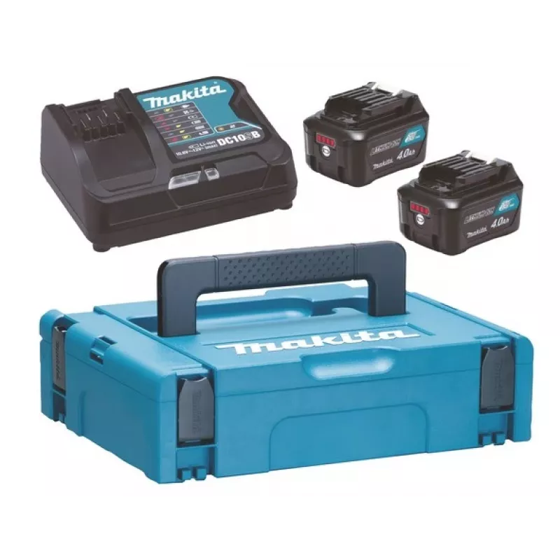 Makita 197641-2 akumulatora instrumentu akumulators / lādētājs Akumulatora un lādētāja komplekts