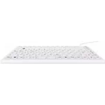 GETT InduProof Smart Compact USB (US/EU) Silicone IP68 tastatūra desinfizierbar waterproof Balts 86 Buttons (KG20231)