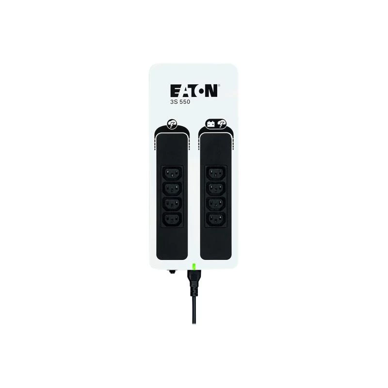Eaton 3S550I nepārtrauktās barošanas avots (UPS) Standby (Offline) 0.55 kVA 330 W 8 AC kontaktligzdas