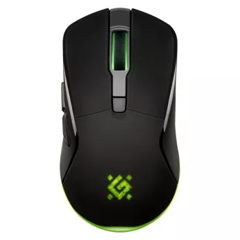 Bezvadu spēļu pele DEFENDER Demon GM-534 RF, piemērota abām rokām, 3200 DPI, 5 pogas, 2,4 GHz USB-A nano uztvērējs