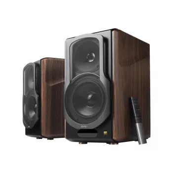 Skaļrunis Edifier S2000MKIII 2.0, 130 W RMS, vadu un bezvadu savienojums, melns/koka krāsā
