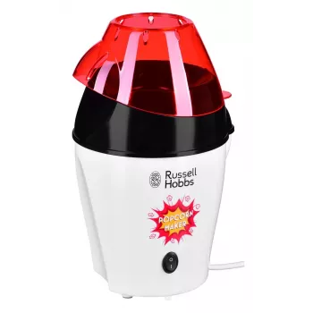 Russell Hobbs Fiesta popkorna aparāts melnā, sarkanā, baltā krāsā 1200 W
