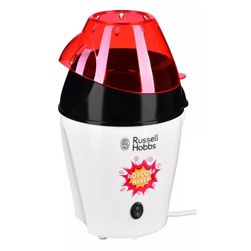 Russell Hobbs Fiesta popkorna aparāts melnā, sarkanā, baltā krāsā 1200 W