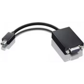 Adapter Lenovo mini-DisplayPort to VGA 0A36579 — pasīvais video adapteris miniDP uz VGA displeja savienojumam