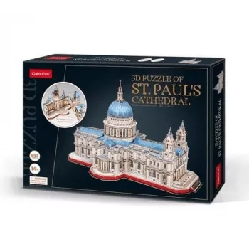 3D puzzle cubicfun Sv. Pāvila katedrāles modelis 306-20270 — arhitektūras replikas komplekts