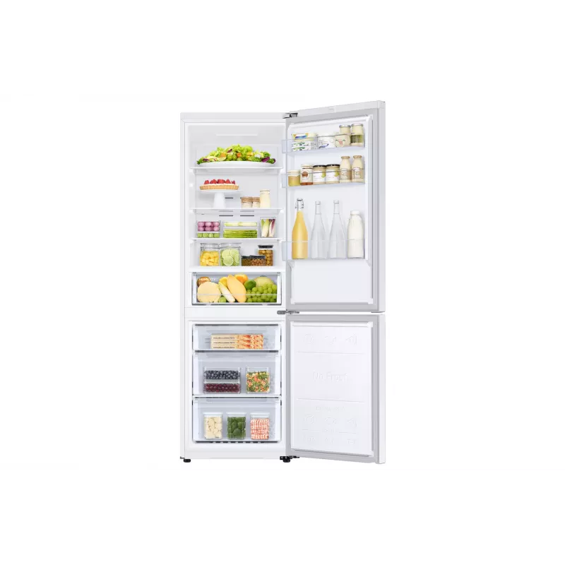 Samsung ledusskapis RB34C670EWW/EF, augstums 185.3cm, 344l, energoefektivitātes klase E, saldētava 114l, ledusskapis 230l