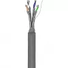 Wentronic Goobay CAT 6 tīkla kabelis, S/FTP (PiMF), pelēks, 305 m - CCA vara maisījums, AWG 23/1 (viendzīslas), PVC (95696)
