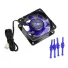 NOISEBLOCKER MelnsSilentFan XR2 60mm korpusa ventilators