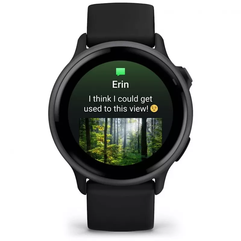Garmin vívoactive 6 3,05 cm (1,2) AMOLED 42 mm Digitāls 390 x 390 pikseļi Skārienekrāns Melns Wi-Fi GPS (satelīts)