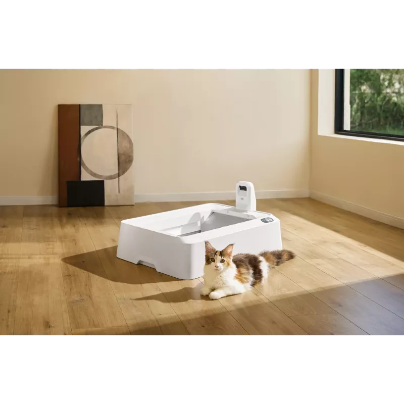 Pašattīroša kaķu tualetes kastīte PETKIT T7-EU, balta