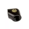 Bitspower adapters 90 grādu G1/4 ligzda uz G1/4 ligzda, melns matēts