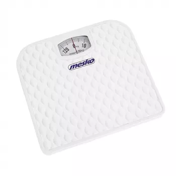 Mehāniskie svari Mesko MS 8160 Maksimālais svars 130 kg Precizitāte 1000 g Balts