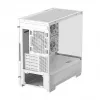 PC Midi Tower korpuss DeepCool CG380 3F WH — Balts, 235×437×451 mm, atbalsta 2,5 collu/3,5 collu, apakšā novietots barošanas bloks, 3x 120 mm ventilatori iekļauti