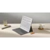 Tastatūras futrālis Onyx Boox Note Max un Tab X C — brūns aizsargājošs vāciņš ar integrētu tastatūru
