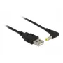 Strāvas kabelis DeLOCK 85544 USB A 1,5 m melns