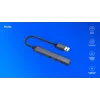 USB centrmezgls SAVIO AK-70, 7 portu USB 3.0, 4 lietojami porti, USB Type-A resursdators, 5 Gbit/s pārsūtīšana, garantija 2 gadi