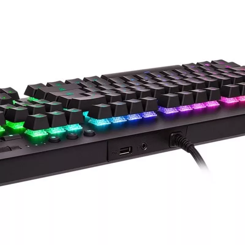 Spēļu tastatūra eSports Level 20 GT RGB Melna Cherry MX Silver