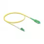 DeLOCK 83235 InfiniBand optiskās šķiedras kabelis 1m LC SC OS2 dzeltens
