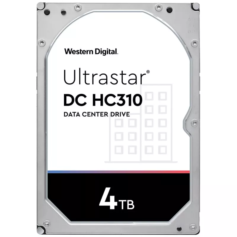 Western Digital Ultrastar DC HC310 4 TB 3.5 SATA III 7200 RPM 256 MB cietais disks, HUS726T4TALE6L4