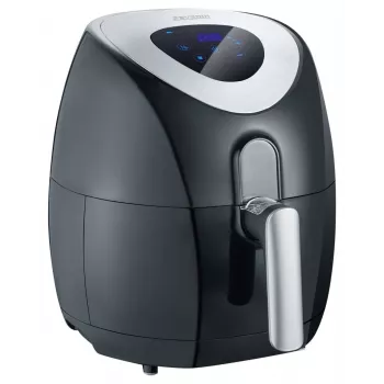 Severin 2430 Viena 3.2 L Brīvstāvošs 1500 W Karstā gaisa fritieris Melns, Nerūsējošais tērauds